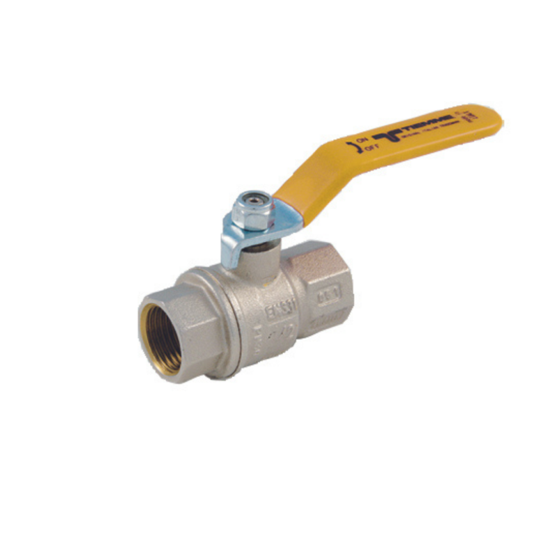 Tiemme Gas Ball Valve (1/2F x 1/2F) – Yellow Handle – Watermarked ...